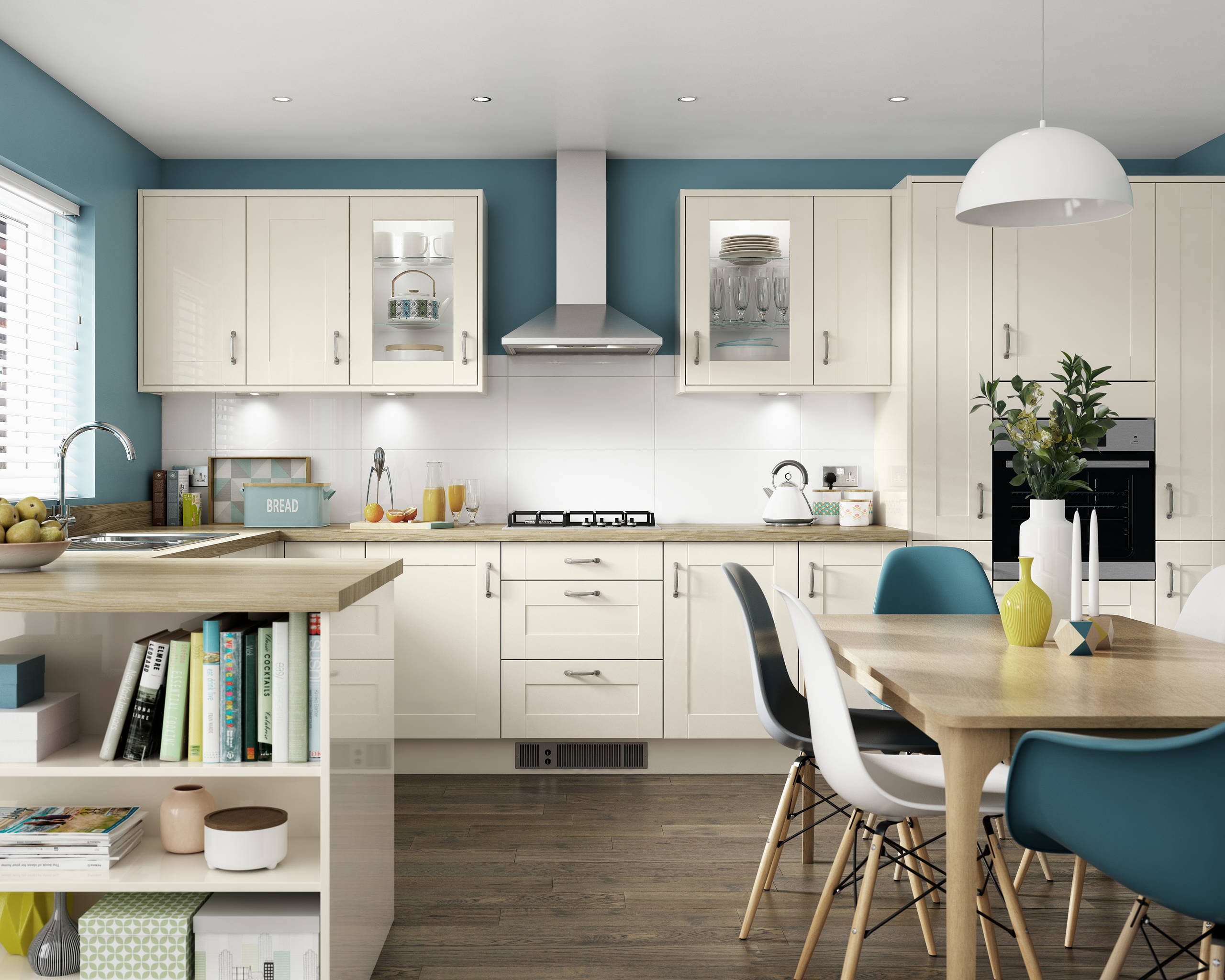 Atlanta Cream Contemporary Kitchen Other By Wickes Houzz