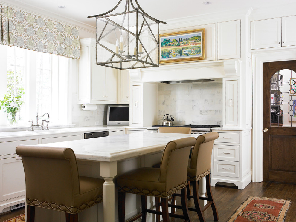 Atlanta kitchen and family room renovation Traditional Kitchen