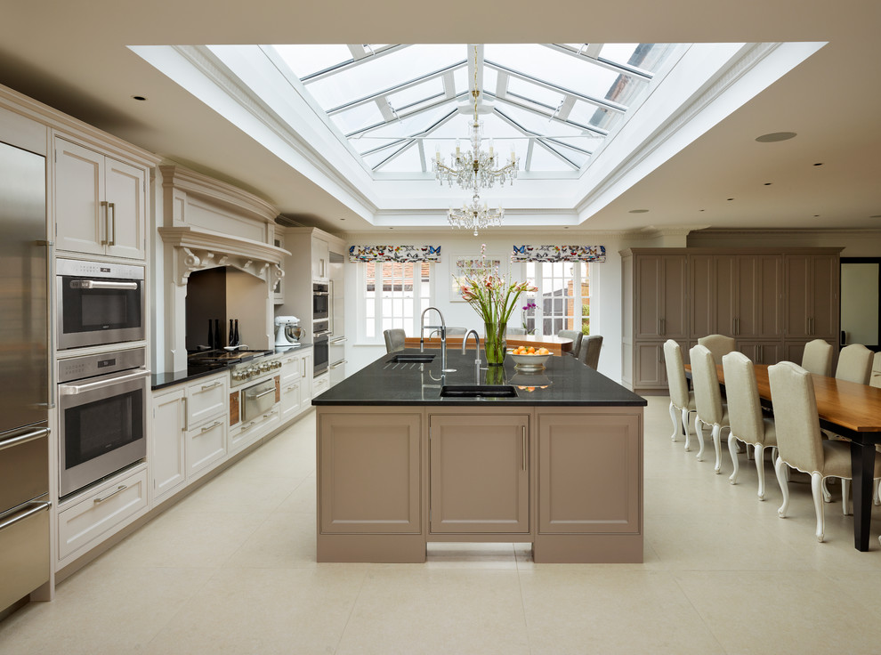 Inspiration for a classic kitchen in Hertfordshire.