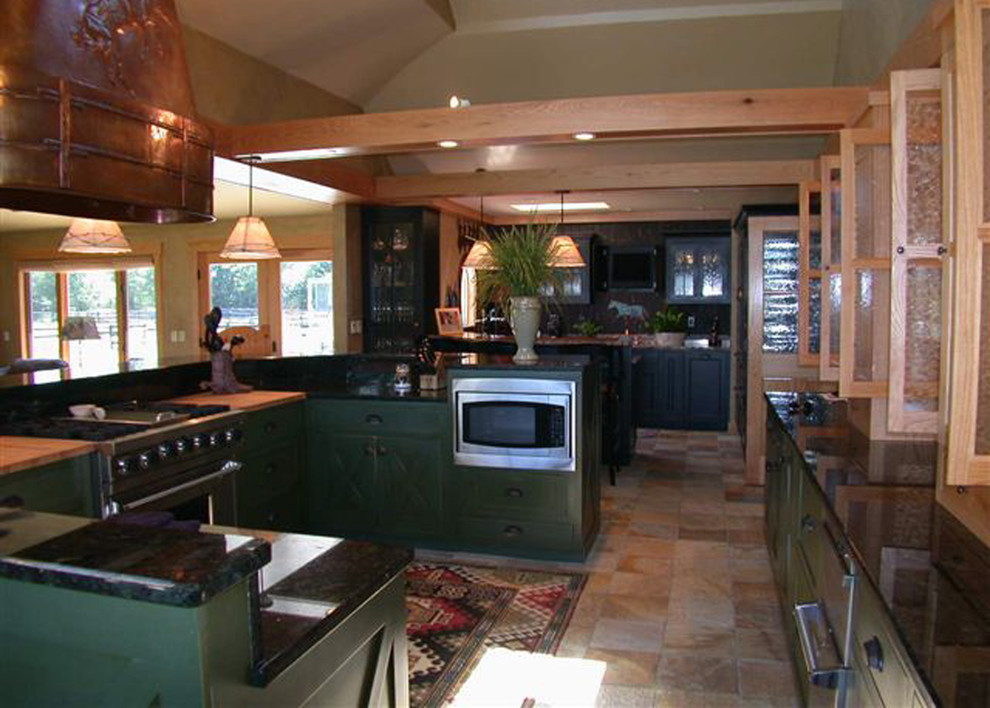 Kitchen - eclectic kitchen idea in Grand Rapids