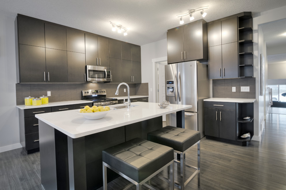 Austyn II B Contemporary Kitchen Edmonton by Daytona Homes Houzz