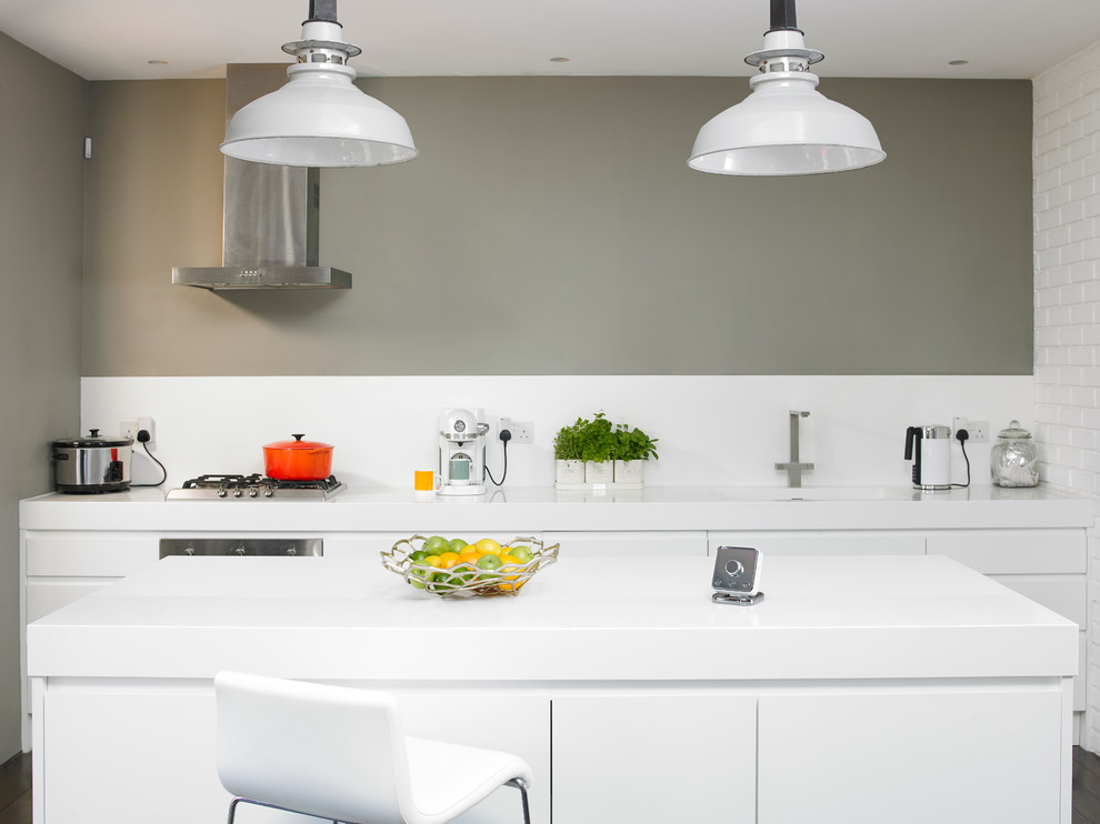 Contemporary kitchen in London.