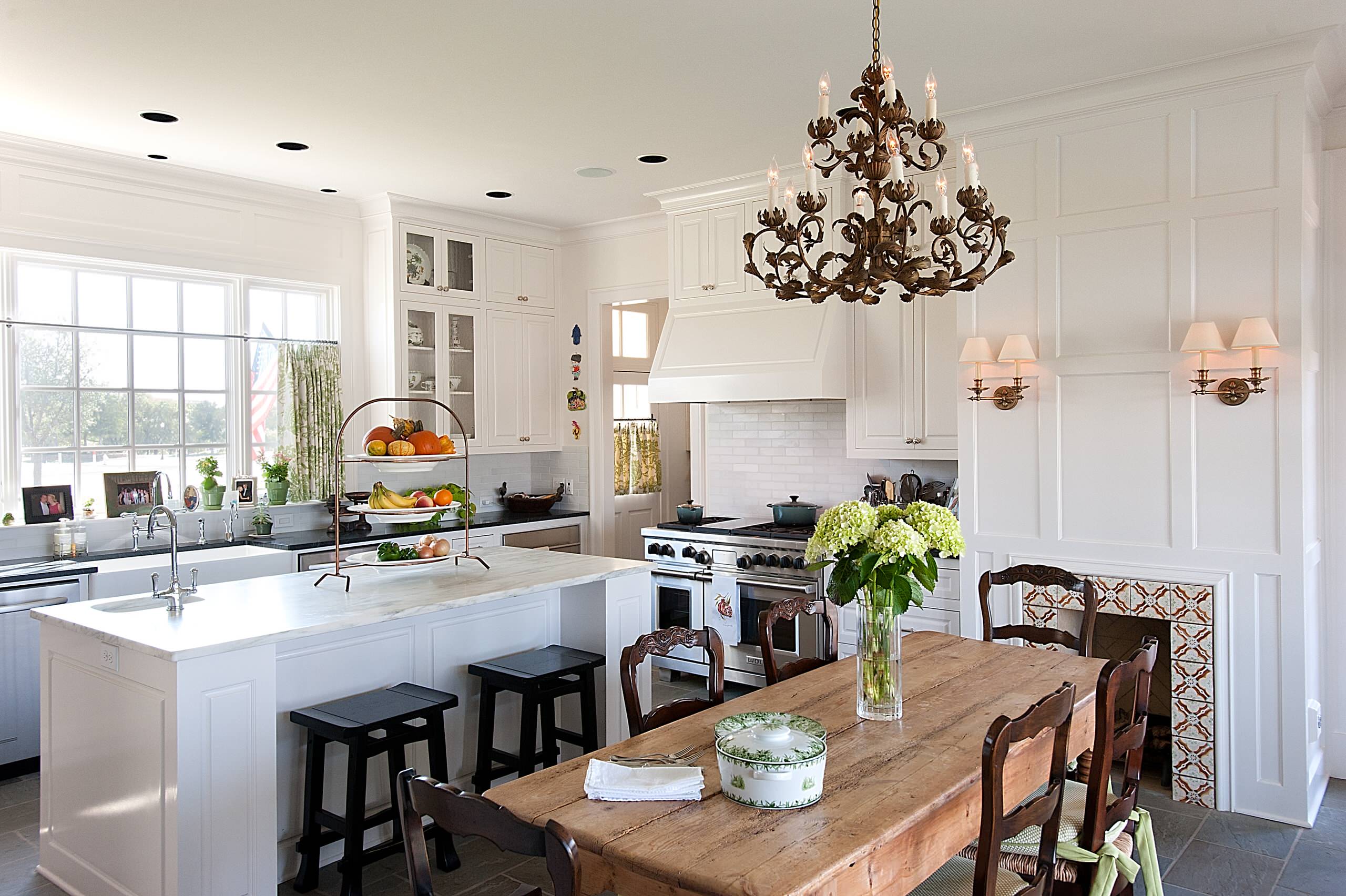 Fireplace In Kitchens Houzz