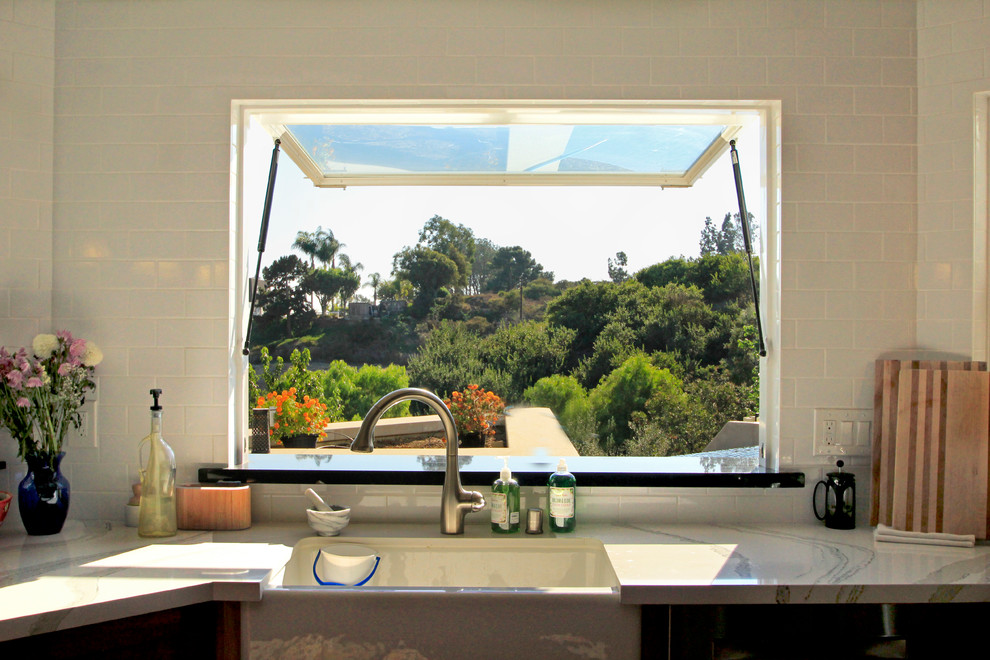Awning Windows in the Kitchen Contemporary Kitchen San Diego by