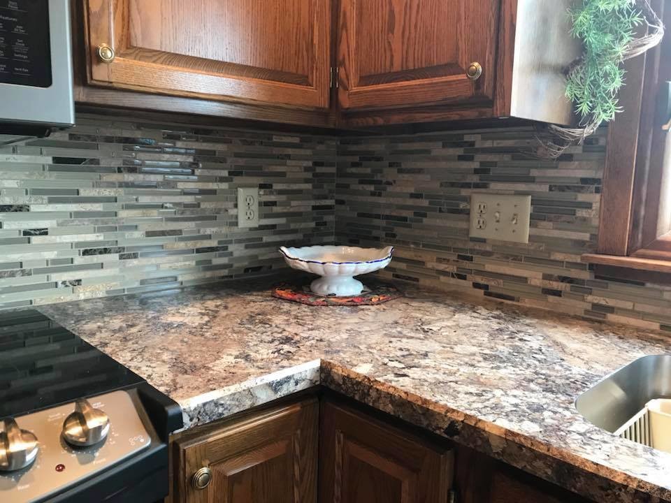 Backsplash & Countertop Update - Traditional - Kitchen ...