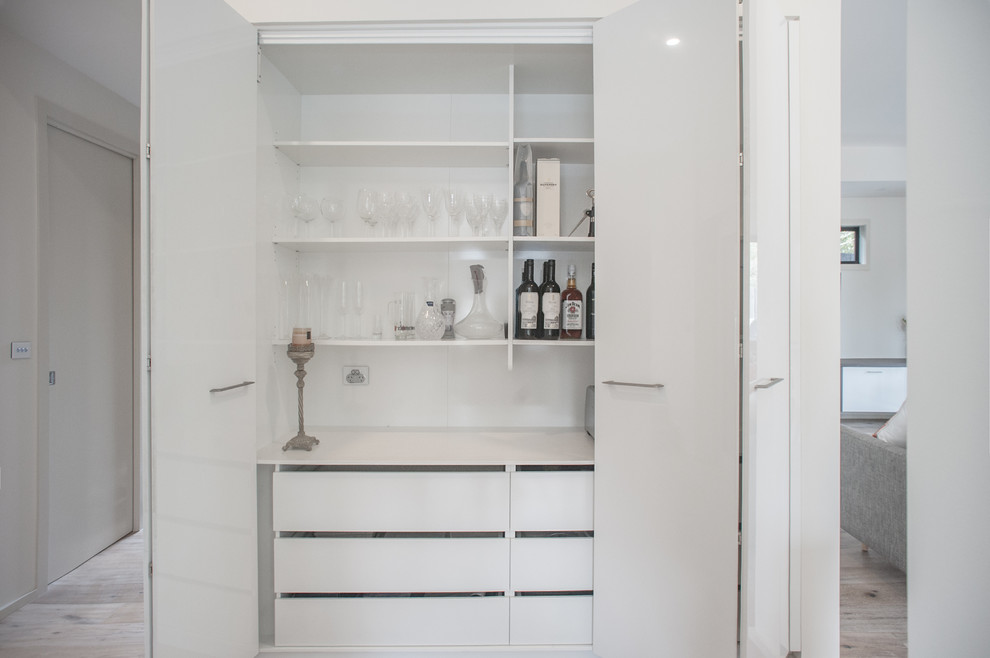 Example of a trendy kitchen design in Melbourne