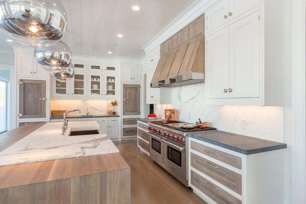 Bakes & Kropp Bridgehampton Driftwood Dream Kitchen Beach Style