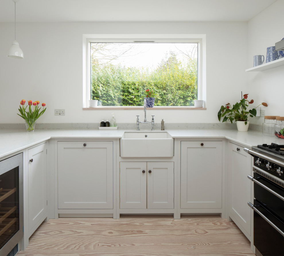 Photo of a scandi kitchen in Sussex.