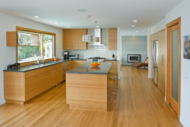 Bamboo Kitchen - Modern - Kitchen - San Francisco - by Marshall  Architecture & Design | Houzz UK