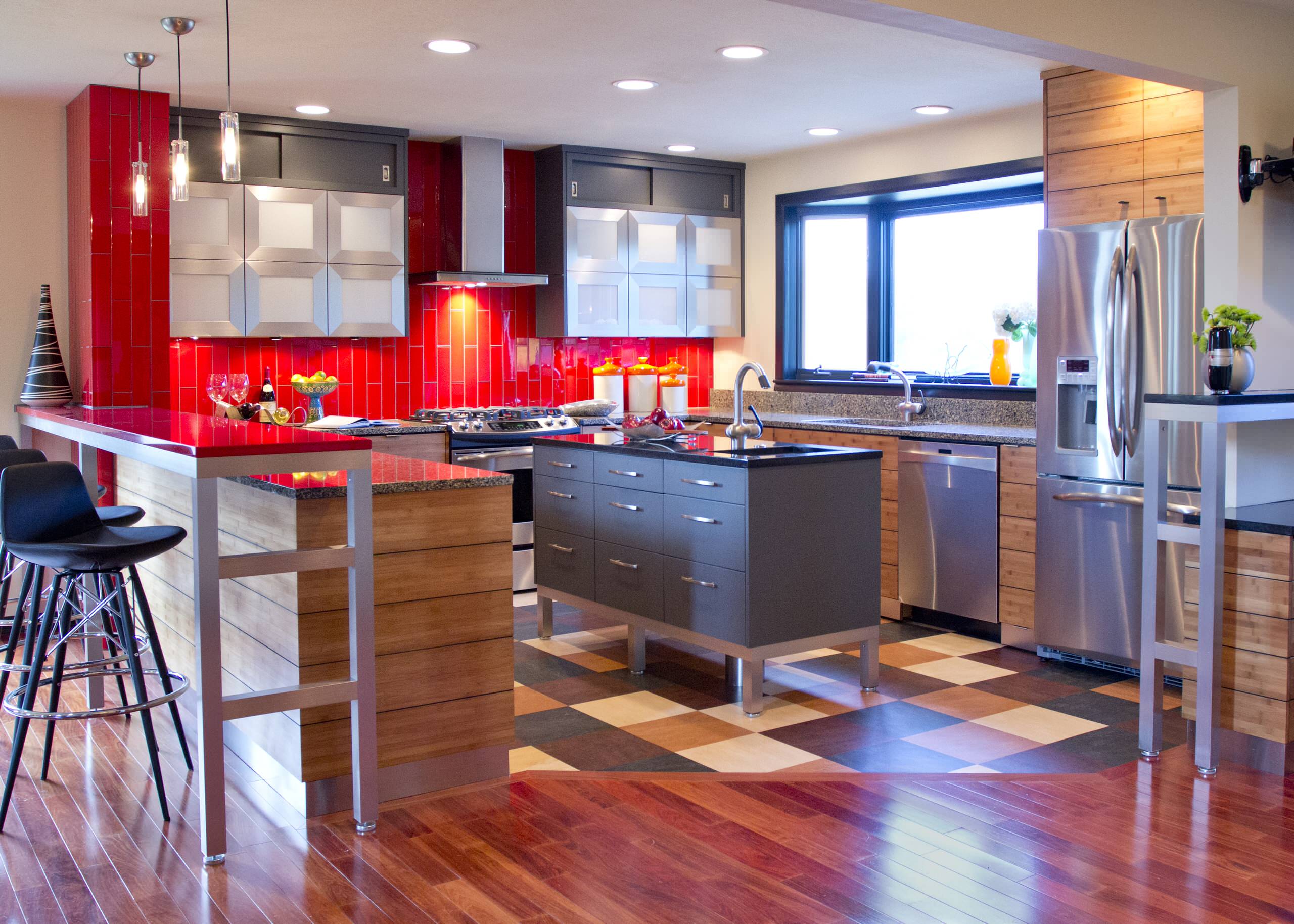 Modern Kitchen Design Aluminium / Aluminum Kitchen Designs And Cabinet