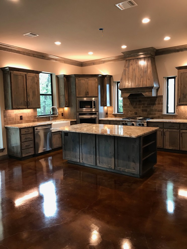 Barndominium Kitchen Dallas by New Castle Builders, llc. Houzz
