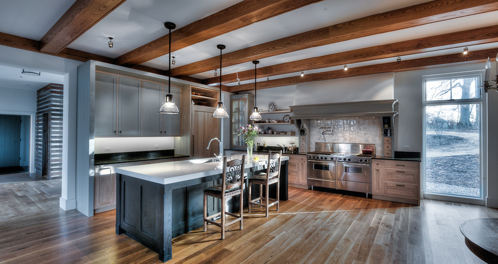 Barney and Nancy Built to Our Philosophy . Contemporary Kitchen Philadelphia by