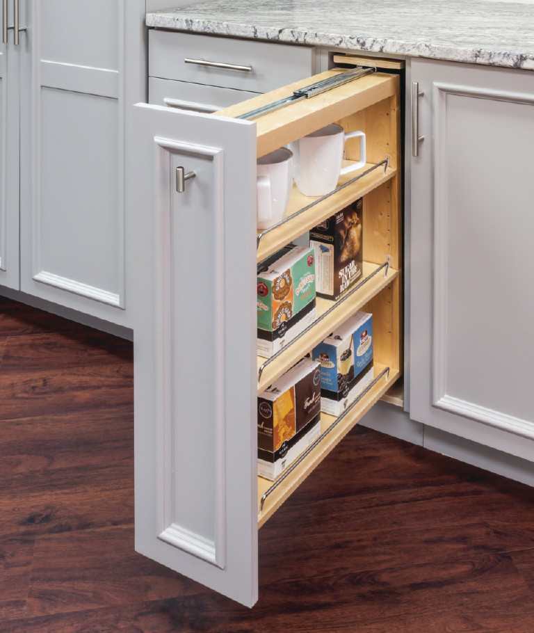 Base Spice Pullout Filler Transitional Kitchen New