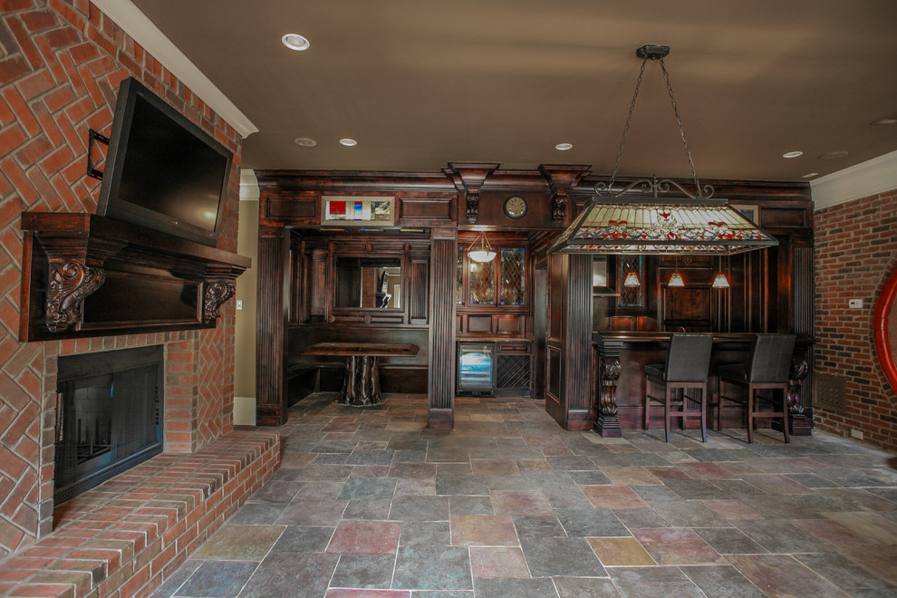 Basement bar Queens Gate - Traditional - Kitchen - Atlanta - by ...