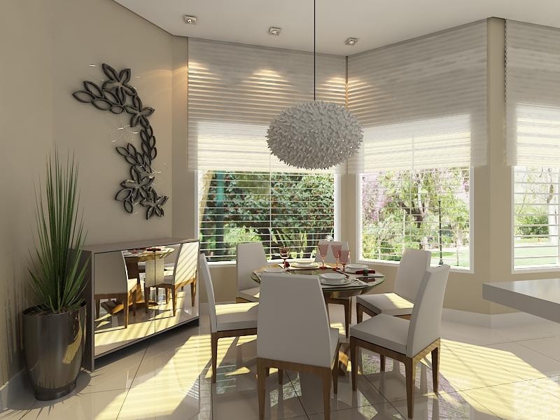 Inspiration for a small contemporary dining room remodel in Orlando