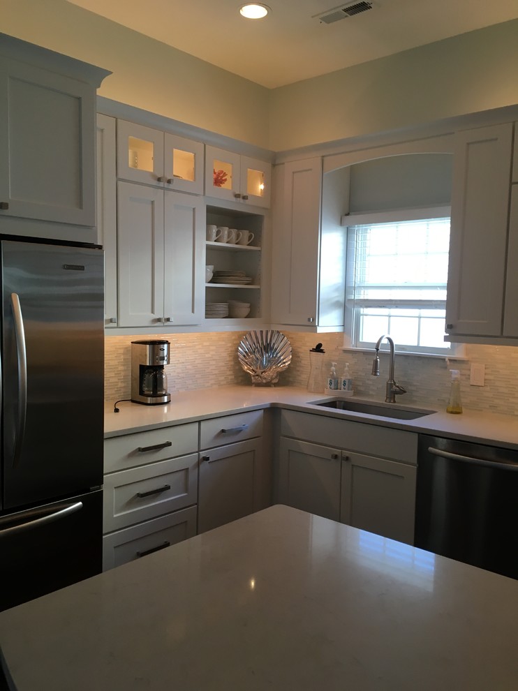 Beach block remodel in Ocean City - Contemporary - Kitchen - Other - by ...