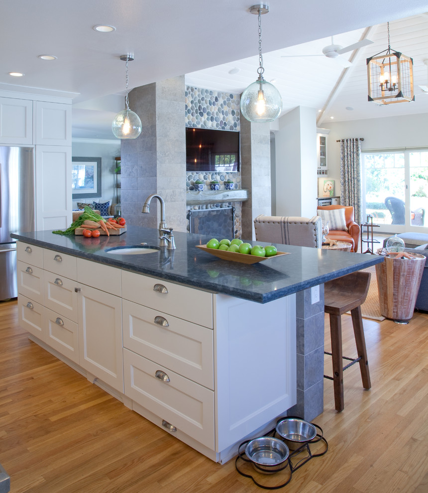 This is an example of a coastal kitchen in Other.