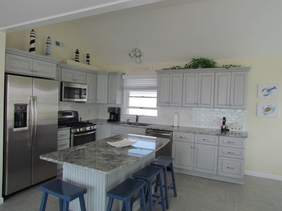 Beach Haven Kitchen & Bath Remodel Traditional Kitchen New York by Island Kitchen & Bath