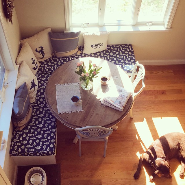 Beach House Breakfast Nook Cushions Beach Style Kitchen Boston By Cushion Source Houzz Au