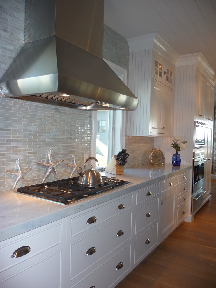Photo of a nautical kitchen in Wilmington.