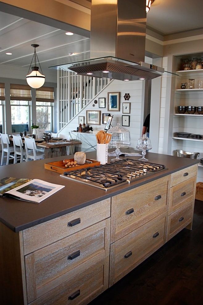 Design ideas for a coastal kitchen in Seattle.