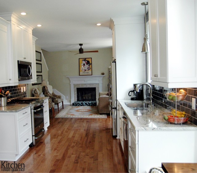 Beautiful Builtin Style Kitchen with Breakfast Nook Transitional