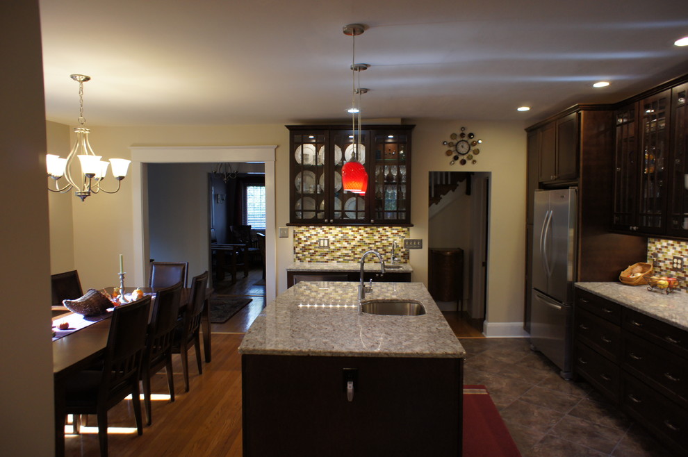 This is an example of an eclectic kitchen in Baltimore.