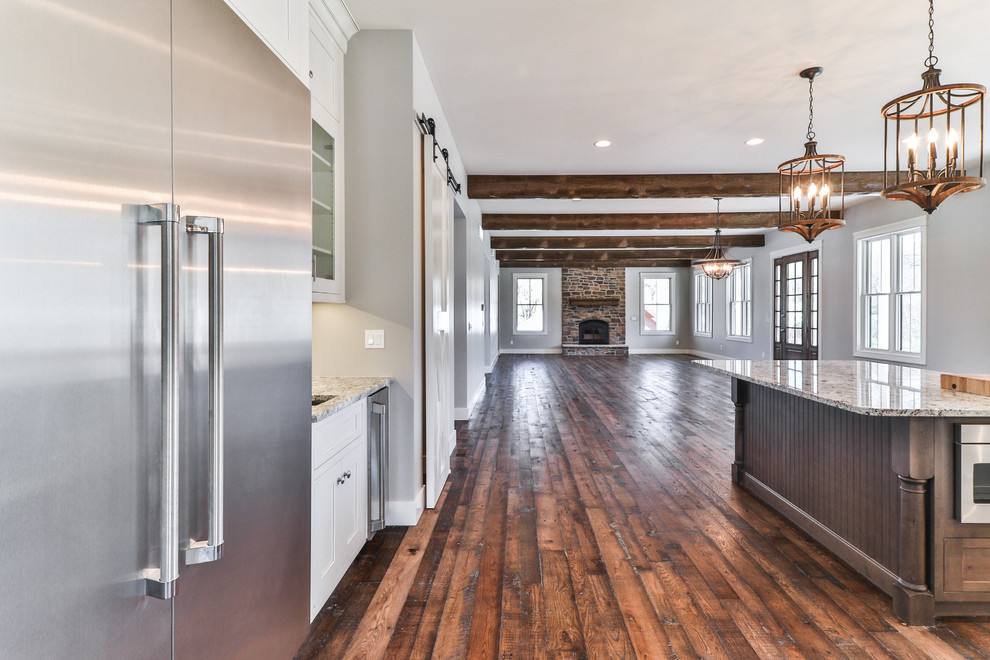 Beckers Crossing Transitional Kitchen St Louis by Whalen Custom