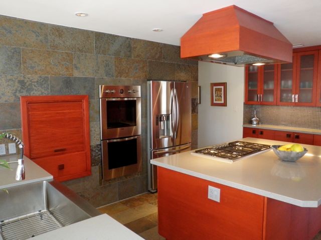 Exempel på ett modernt kök