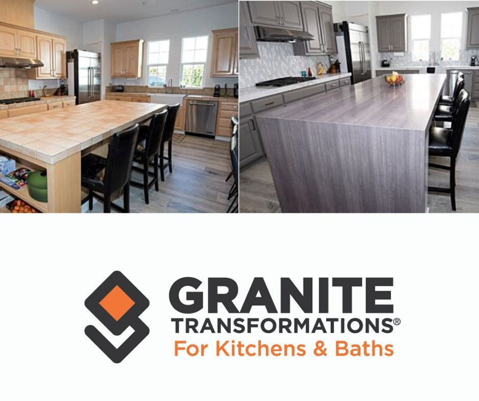 Before and After Transitional Kitchen Little Rock by Granite