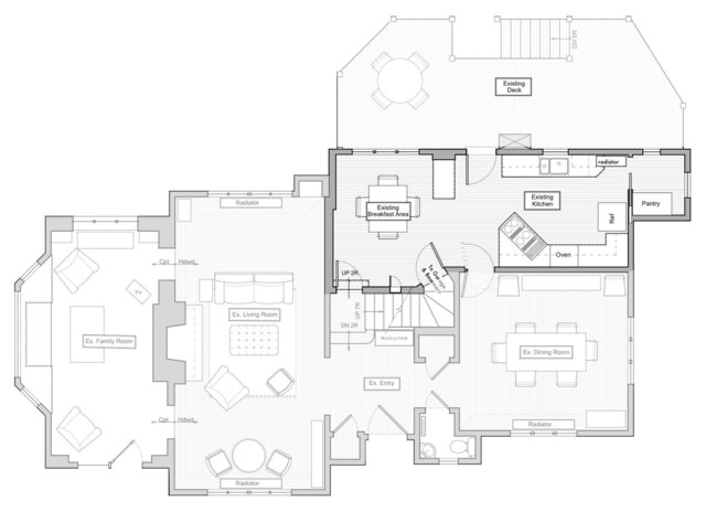 Before Plan: Cozy Mediterranean Kitchen Remodel - Kitchen - Cincinnati ...