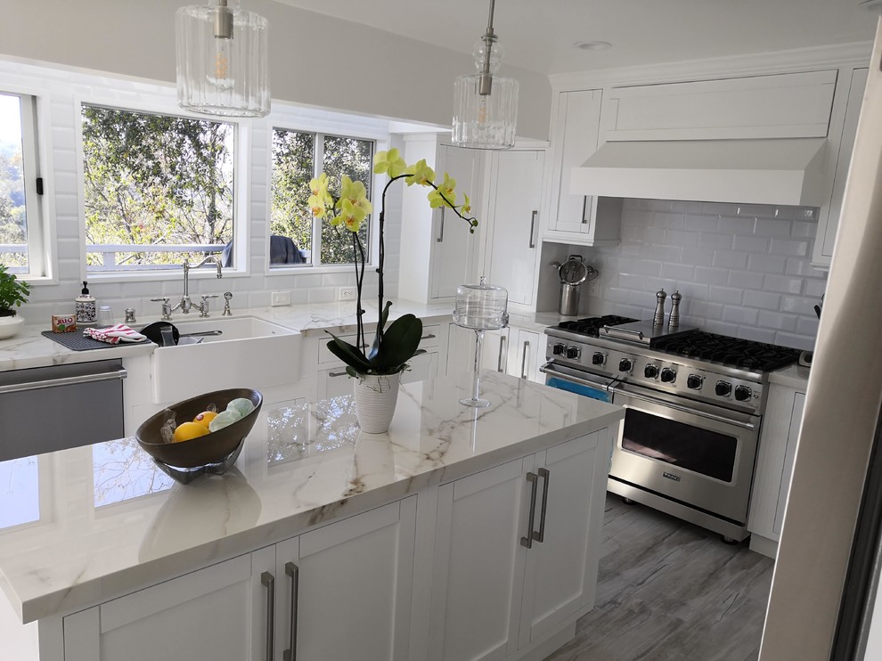 Bel air kitchen renovation Transitional Kitchen Los Angeles by