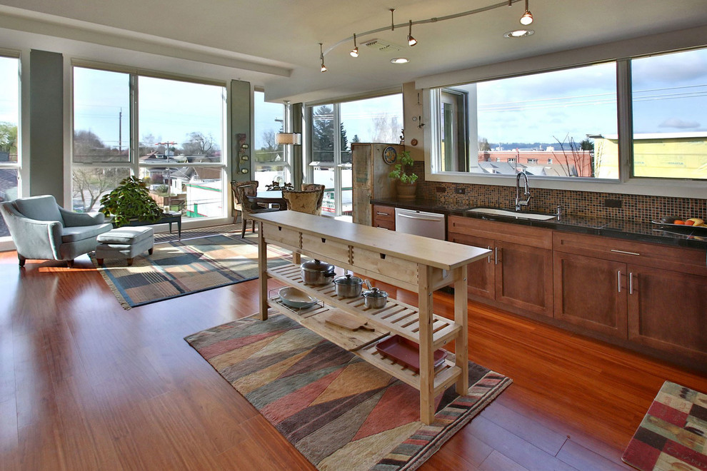 Belmont Building Living/Working Space Traditional Kitchen