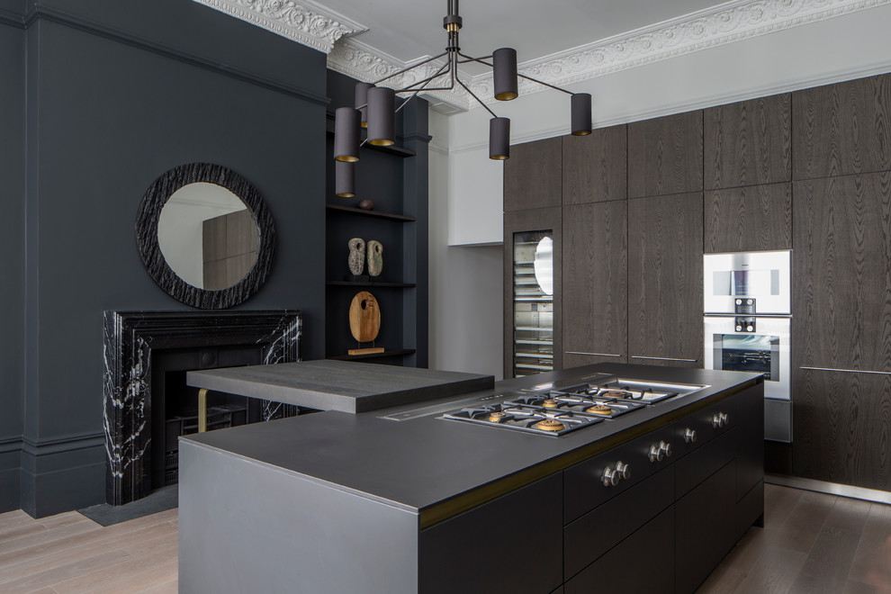 Contemporary kitchen in London.