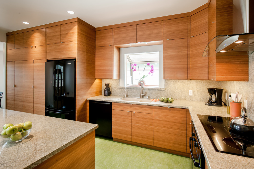 Inspiration for a contemporary kitchen remodel in San Francisco
