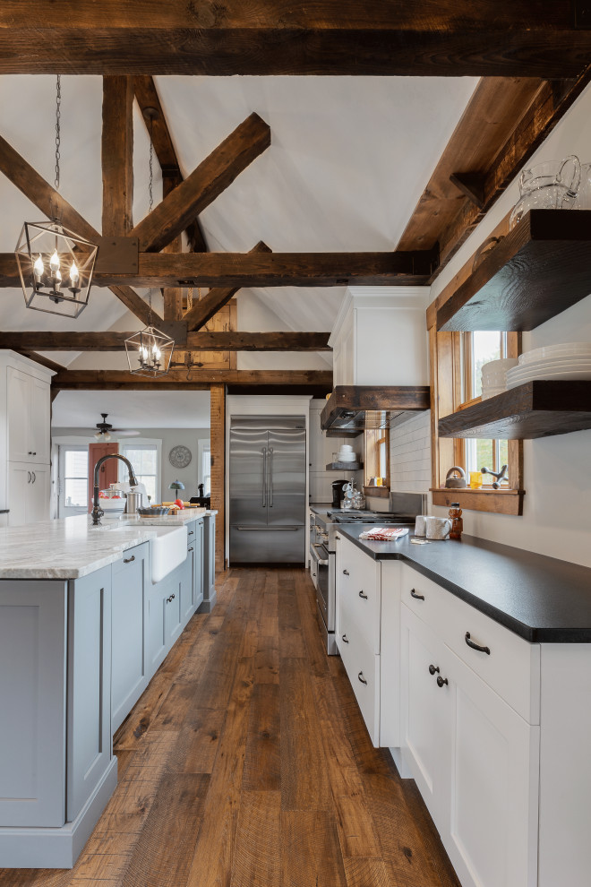 Bespoke Barn Conversion Farmhouse Kitchen Providence by