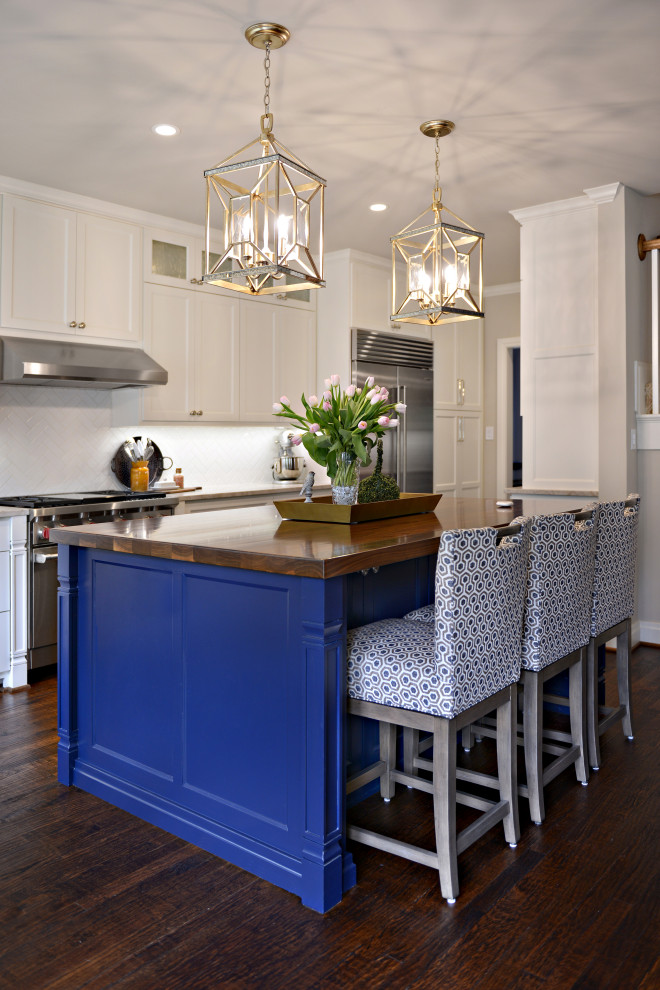 Bespoke Kitchen Island Transitional Kitchen Dallas by Blackline