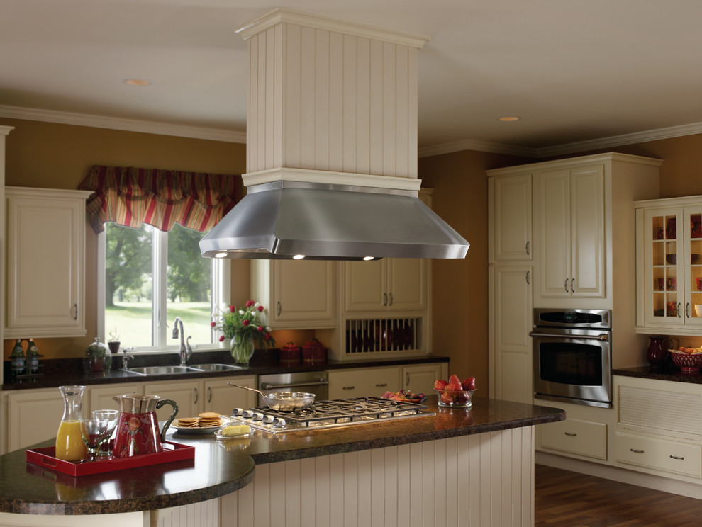 BEST Range Hoods Centro Island Hood with Drywall Finish Trim Kit