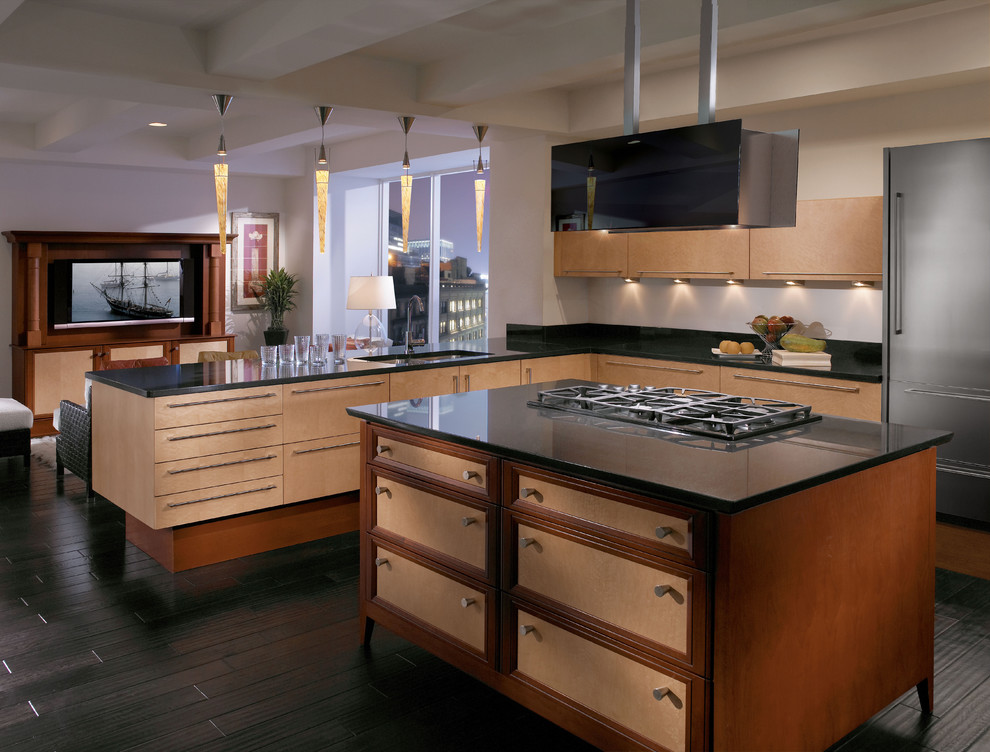 BEST Sorpresa Collection Secret in Black Contemporary Kitchen