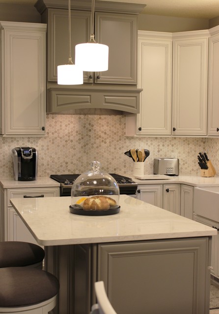 Kitchen Remodel Cost with Greige Kitchen Cabinets