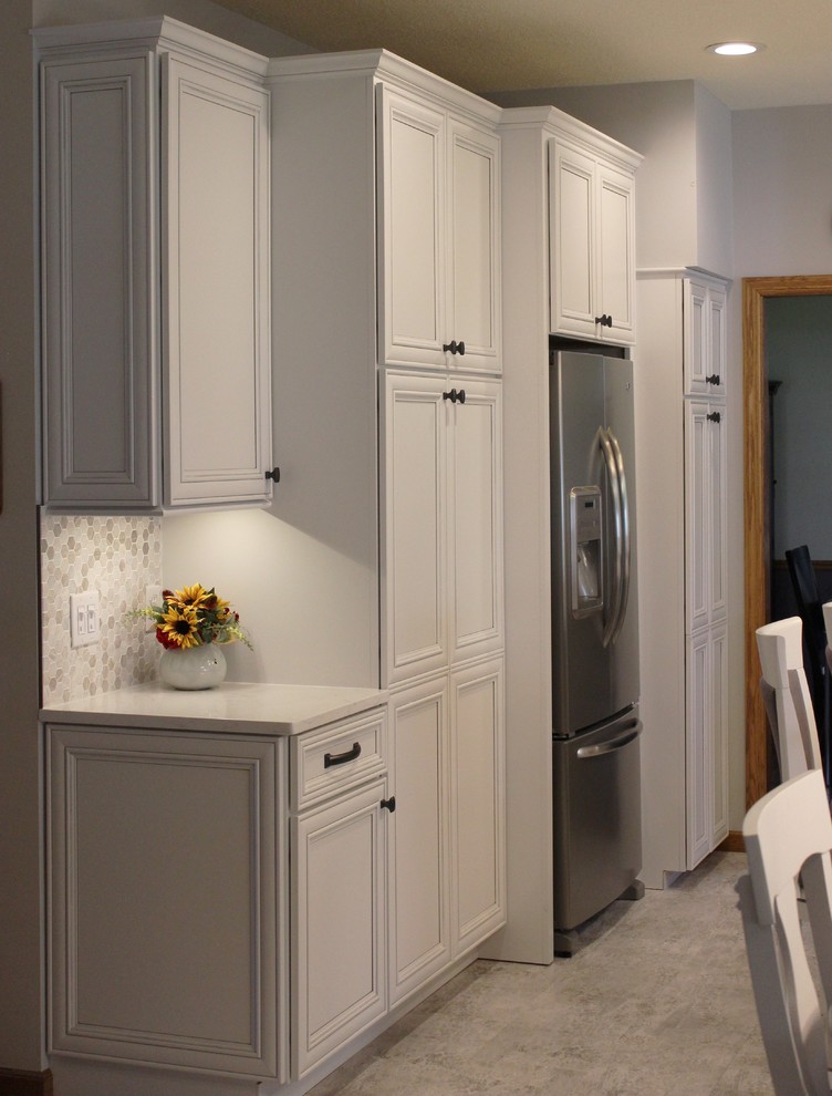 Bettendorf, IA The Perfect Greige Kitchen Palette Traditional