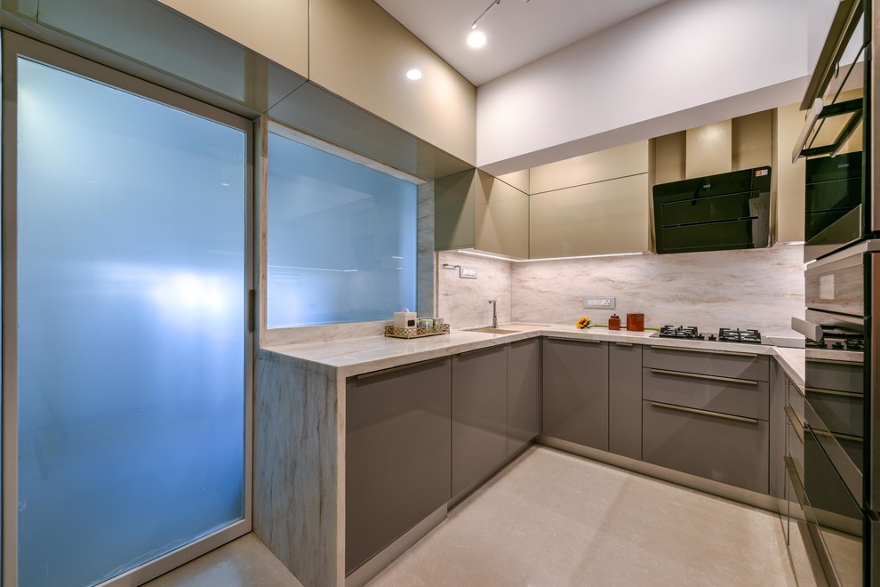 Bhatnagar's Residence Asian Kitchen Mumbai by Zed designs