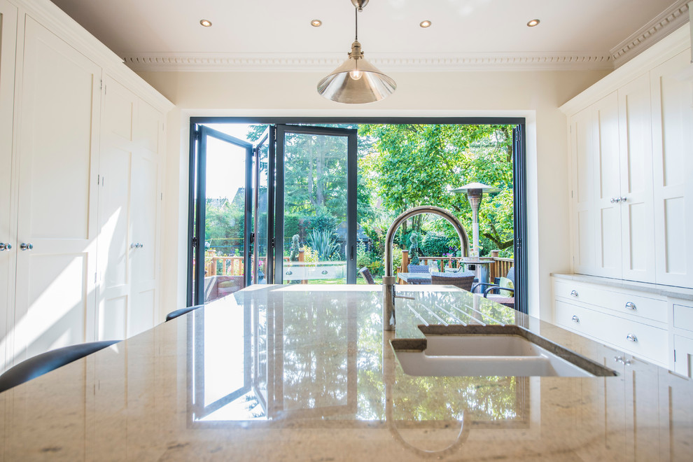 This is an example of a classic kitchen in Cheshire.