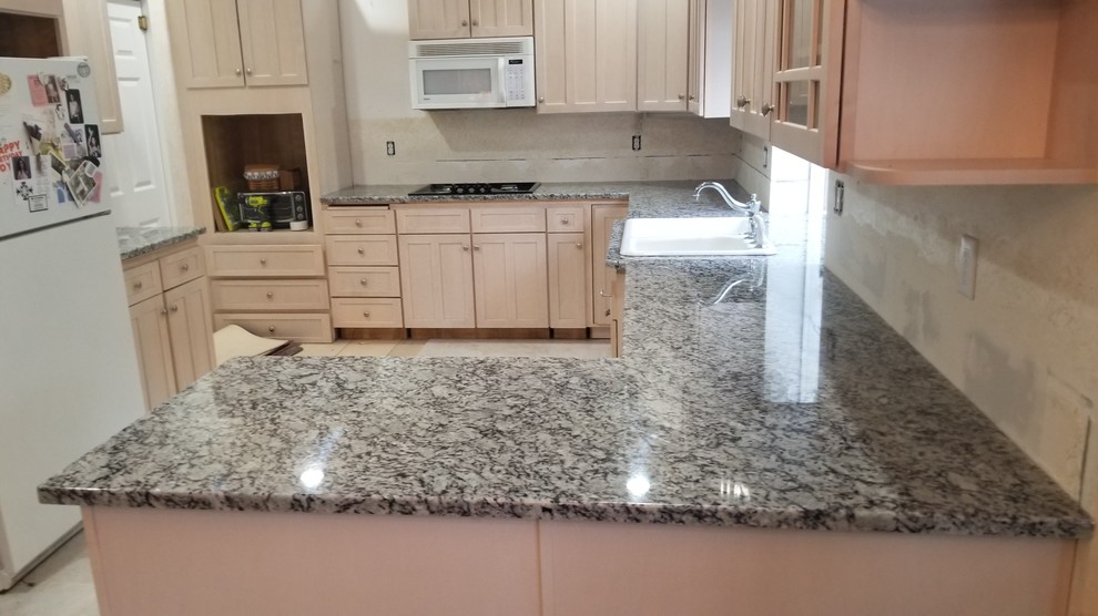 bianco frost granite kitchen
