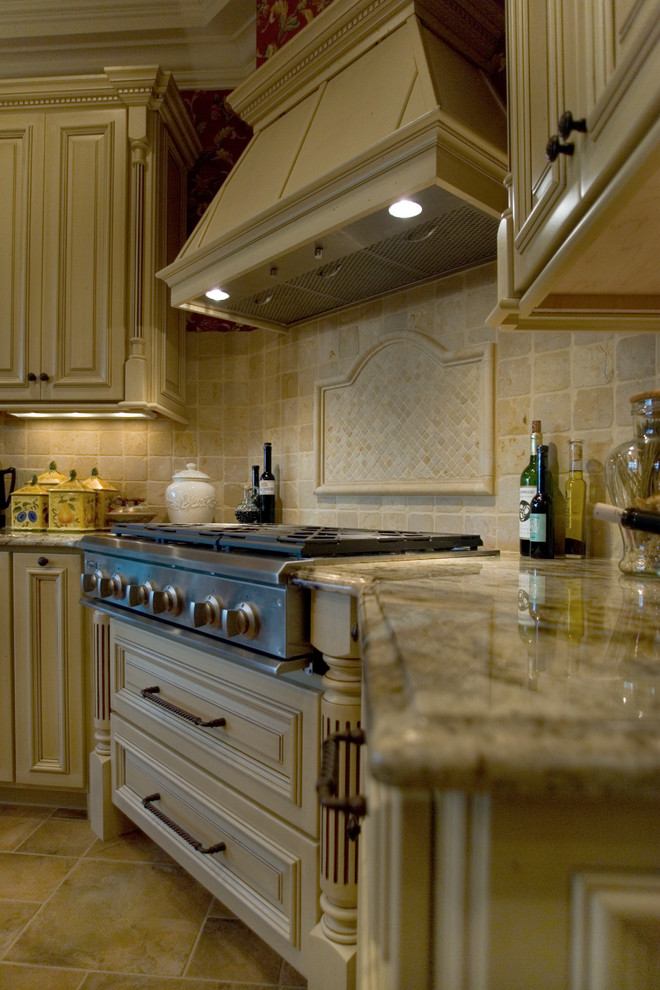 Example of a mid-sized classic kitchen design in Other