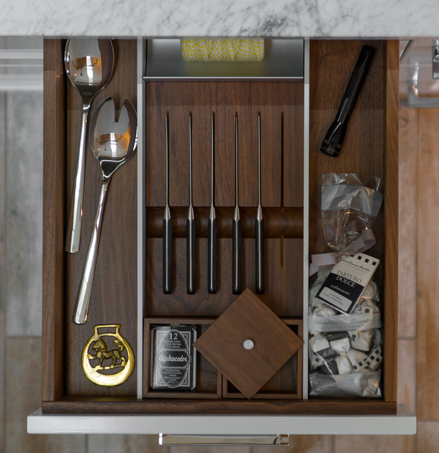 BIN Drawer and Organization Transitional Kitchen Chicago by