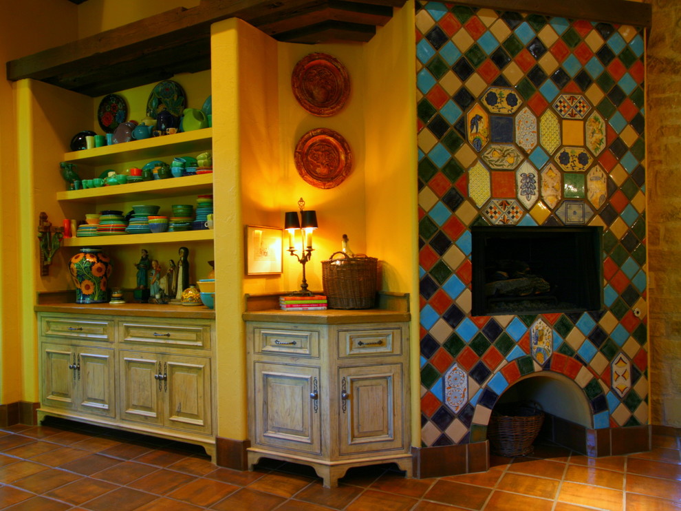 Photo of a mediterranean kitchen in Other.