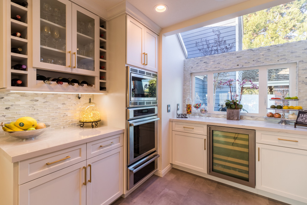 Bixby Village Transitional Kitchen Transitional Kitchen Los