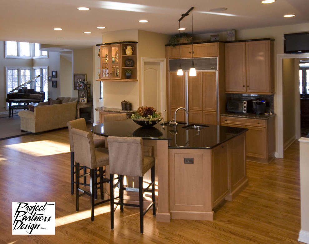 Black and Tan Kitchen Contemporary Kitchen Chicago by User Houzz