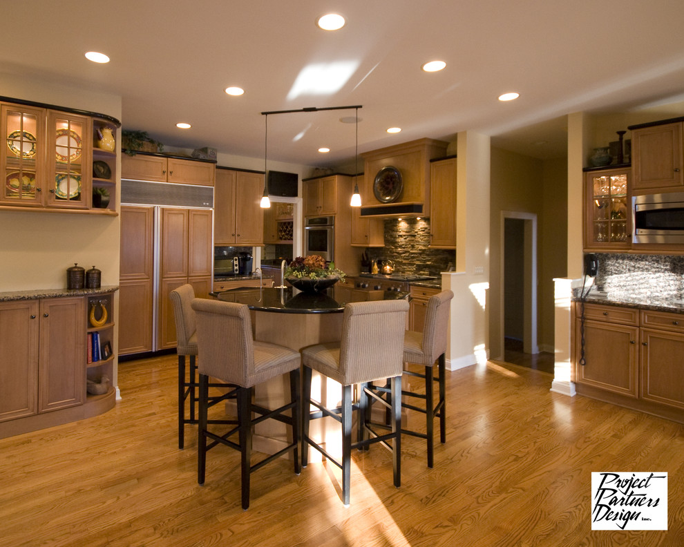 Black and Tan Kitchen Contemporary Kitchen Chicago by Project